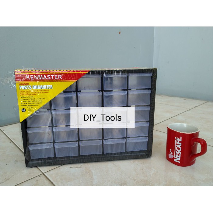 Rak Komponen 25 Slot Kenmaster Rak Baut