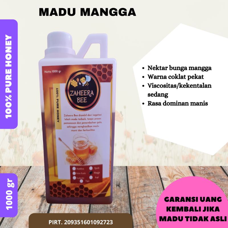 

MADU MURNI ASLI - MADU MANGGA 1 kg - UJI LAB