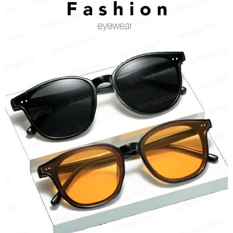 Kacamata Hitam Sunglasses Pria Wanita Anti Silau UV Blueray Fashion Berkendara