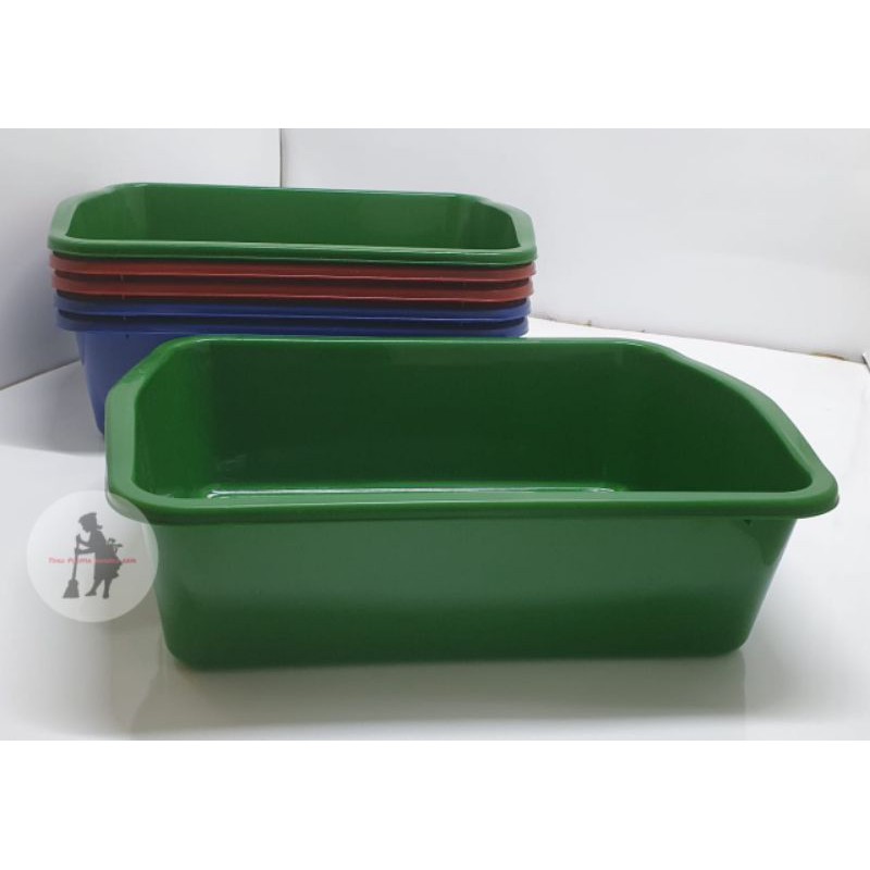 Baskom Cat / Baskom Plastik Segi / Baskom Pasir Kucing / Baskom Plastik