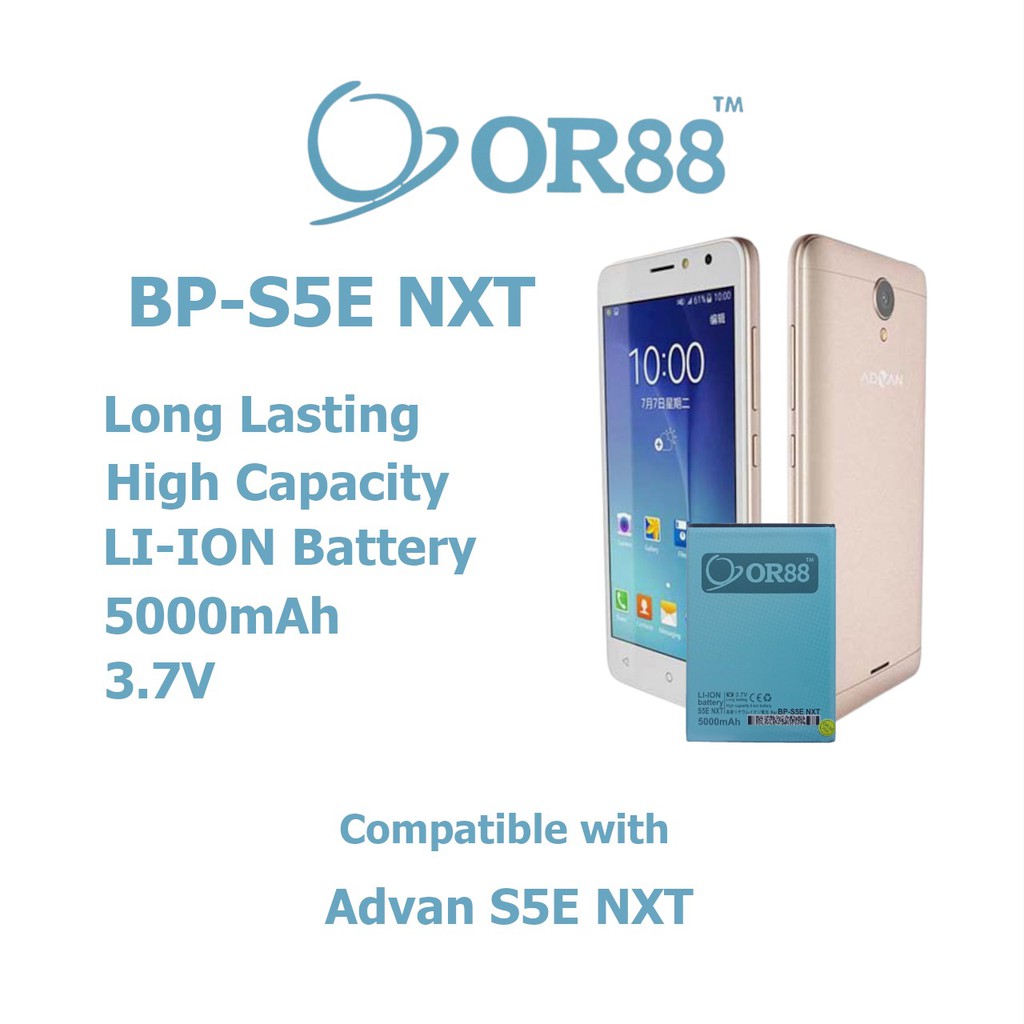 (P) Baterai batre battery Advan S5E NXT double power/IC Oriens88