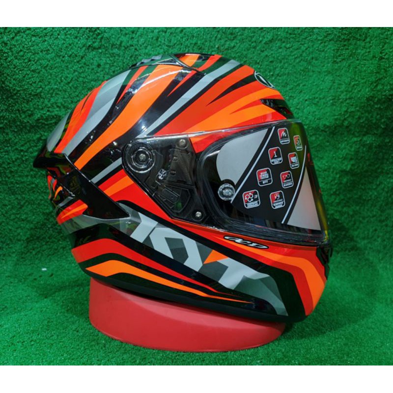 Helm KYT NX Race mood orange