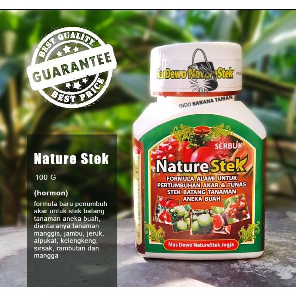 NATURE STEK MAS DEWO 100gr Penumbuh Akar Batang Tanaman Aneka Buah