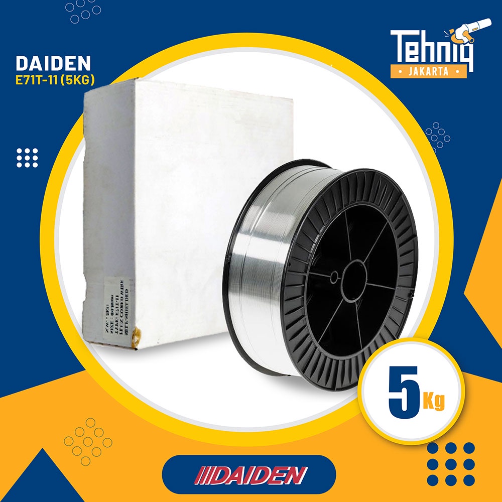 Kawat Las DAIDEN Self-Shield Flux Cored Wire E71T-11 5Kg