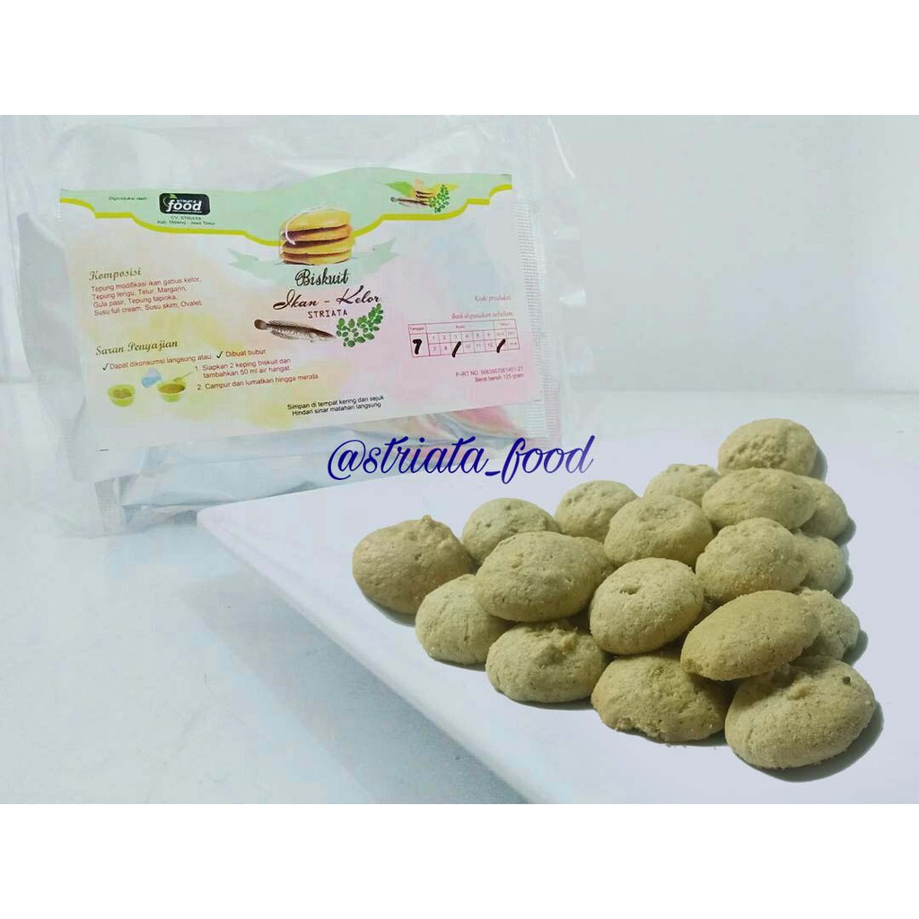 

Biskuit Bayi STRIATA Ikan Kelor 125 g. Pre Order
