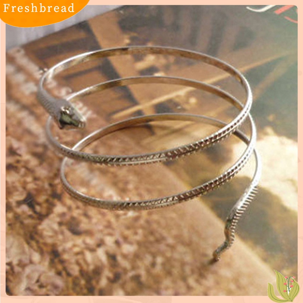 [TERLARIS]Bracelet Fashion Coiled Snake Spiral Armlet Armband Bangle Bracelet for Women