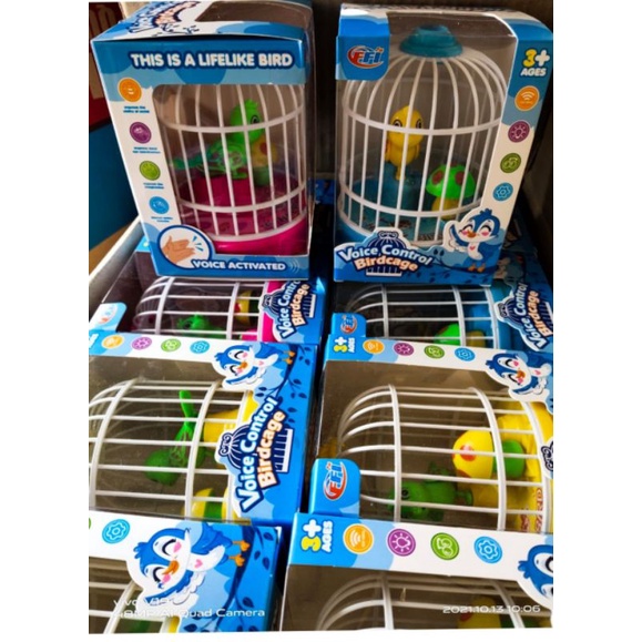 mainan  burung bisa bunyi