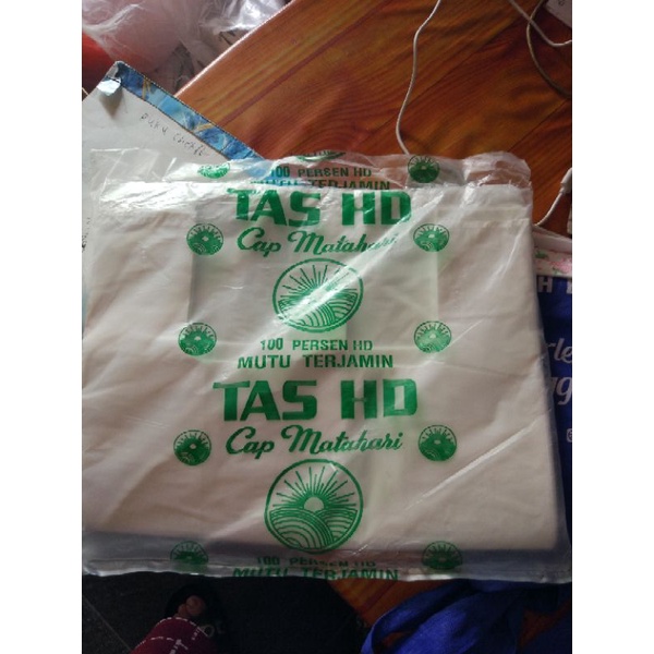Plastik sampah putih kresek 40x60