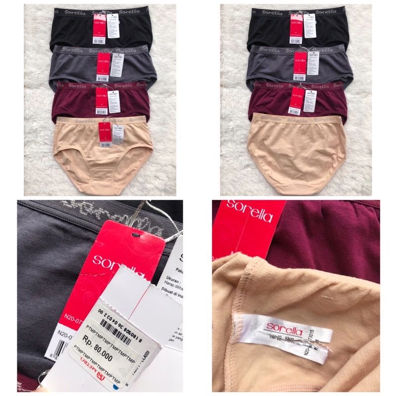 Sorella Celana Dalam Katun Size M dan L