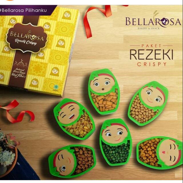 

Paket bellarosa kacang 6 ples