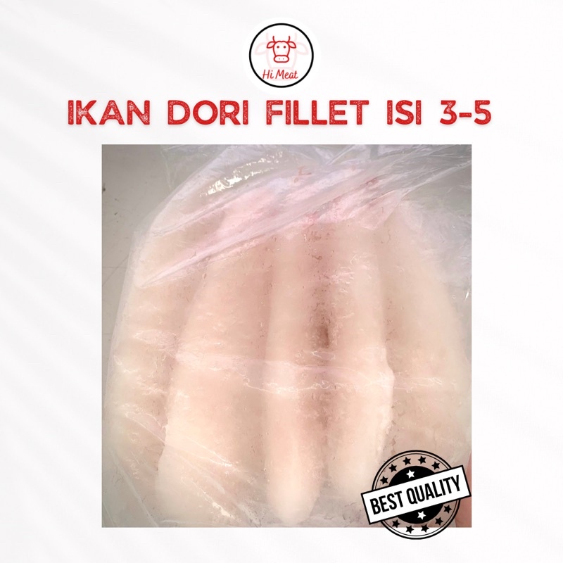 

Ikan Dori Fillet 1kg isi 3-5
