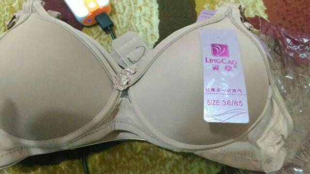 Bra lingcao impor busa tipis tanpa kawat 32 sampai 38