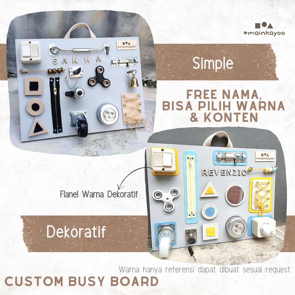 BUSY BOARD CUSTOM EDITION - 30x40 #mainkayoo