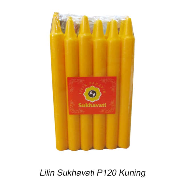 Lilin sembahyang sukhavati kuning