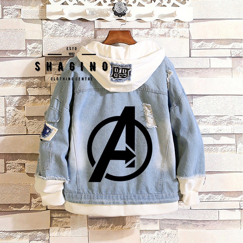 Shagino | Jaket Jeans Oversize / Jaket Jeans Oversize Sobek / Jaket Jeans Oversize Bordir / Jaket Je