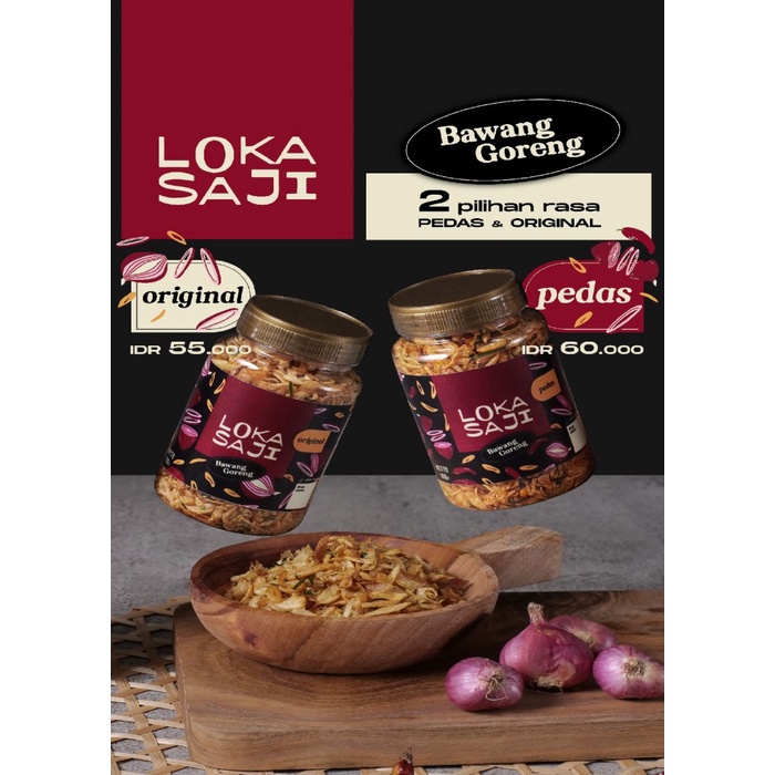 

⭐ COD ⭐ Bawang Goreng Lokasaji - Pedas