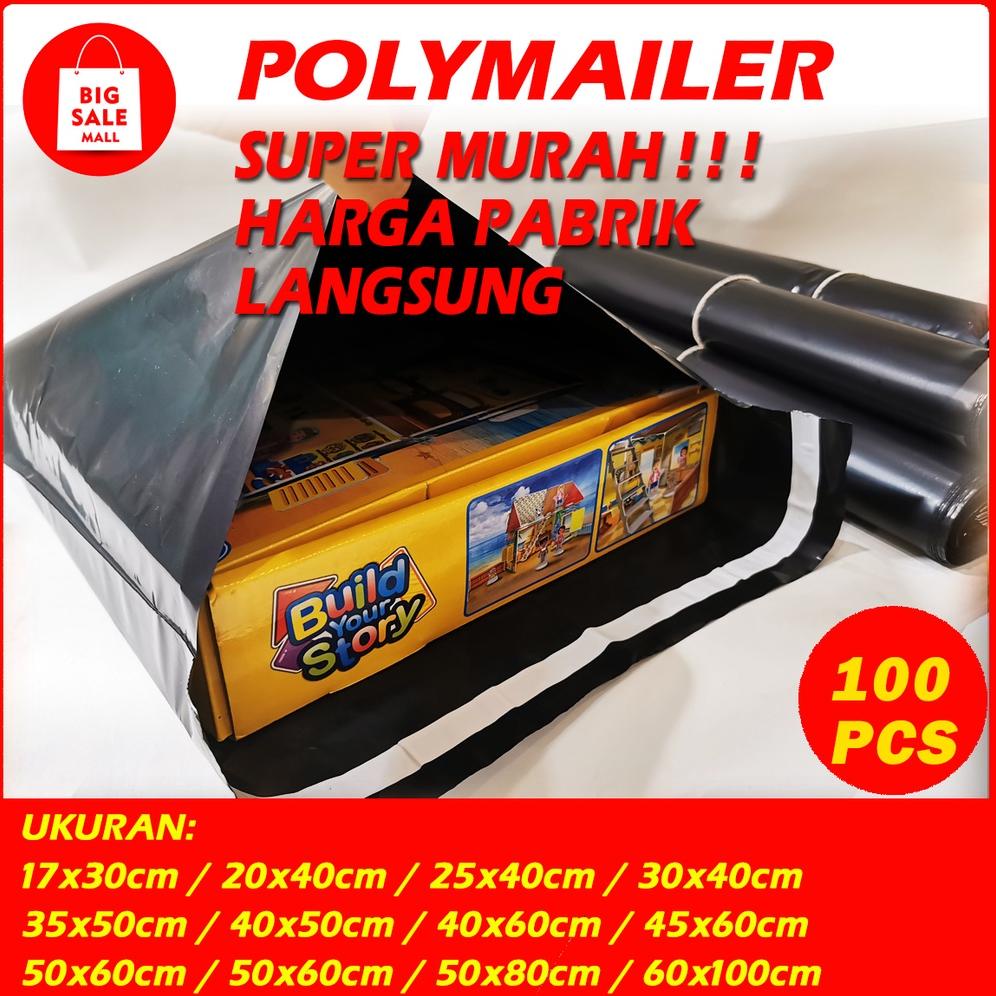 

Plastik Polymailer 20X40Cm Isi100Pcs Plastik Packing Online Shop Packing Perekat Lem Tebal Rajawali