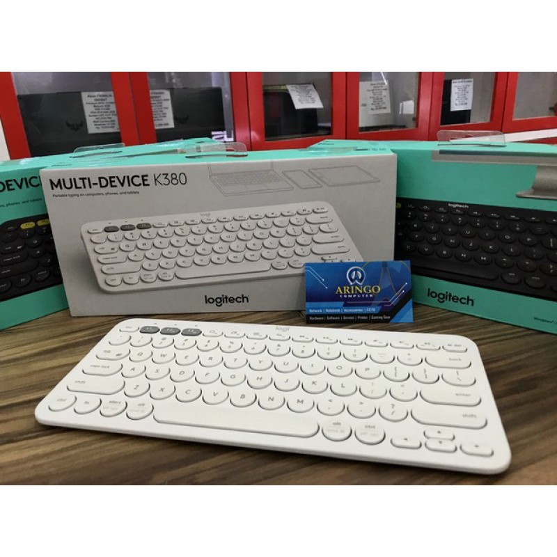 Keyboard Logitech Bluetooth Multi Device K380 White