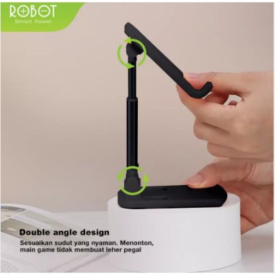 ROBOT RT-US06 FOLDABLE PHONE HOLDER HP DI MEJA DESKTOP TABLE RT US06