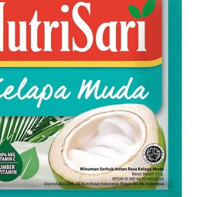 

☜ Nutrisari Kelapa Muda (1 renceng isi 10 sachet) ♧