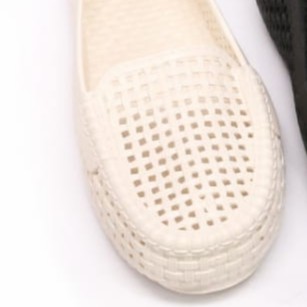 SEPATU KARET WANITA SEPATU KARET FLAT PEREMPUAN SEPATU KARET TERBARU YUMEIDA-KREM 3101