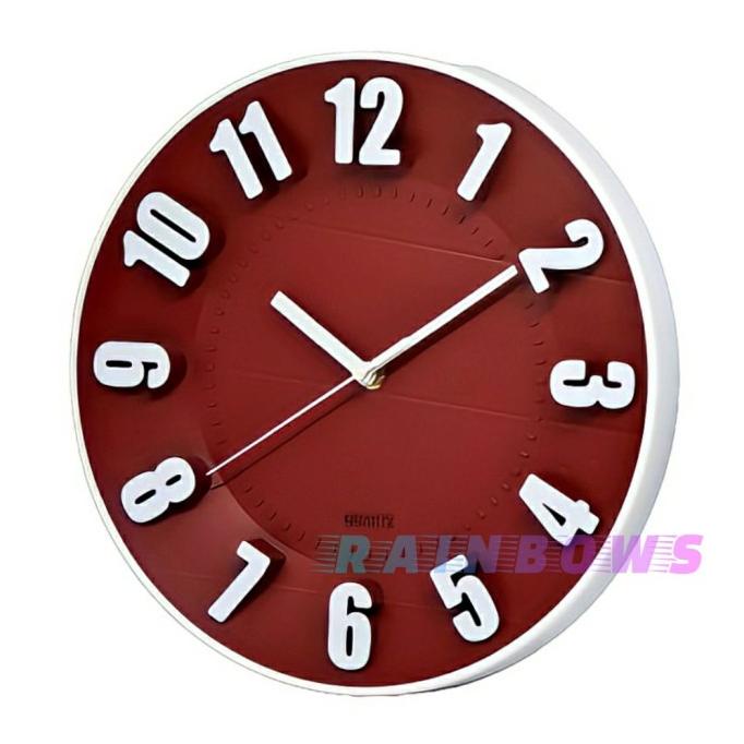 Jam Dinding Kikai (9628) - Full Colour (Quartz)
