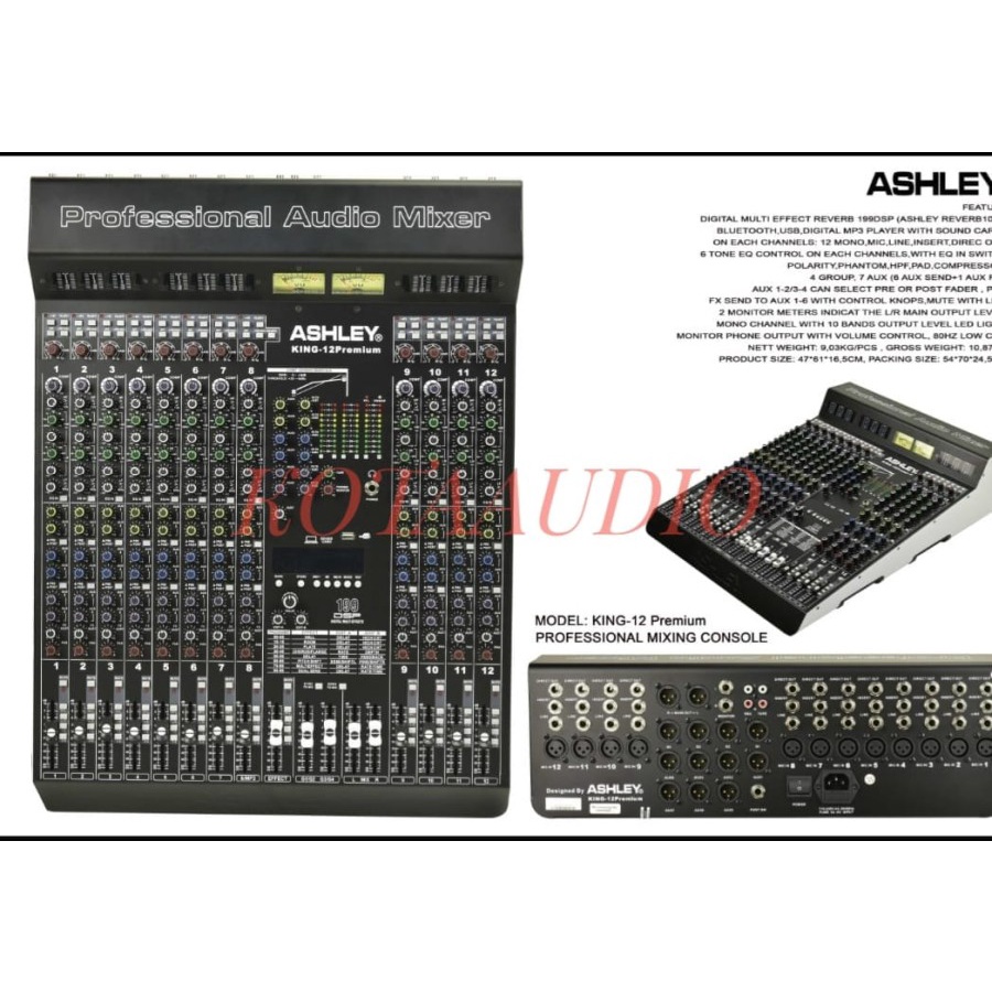 MIXER ASHLEY KING 12 PREMIUM KING12 PREMIUM KING12PREMIUM ORIGINAL