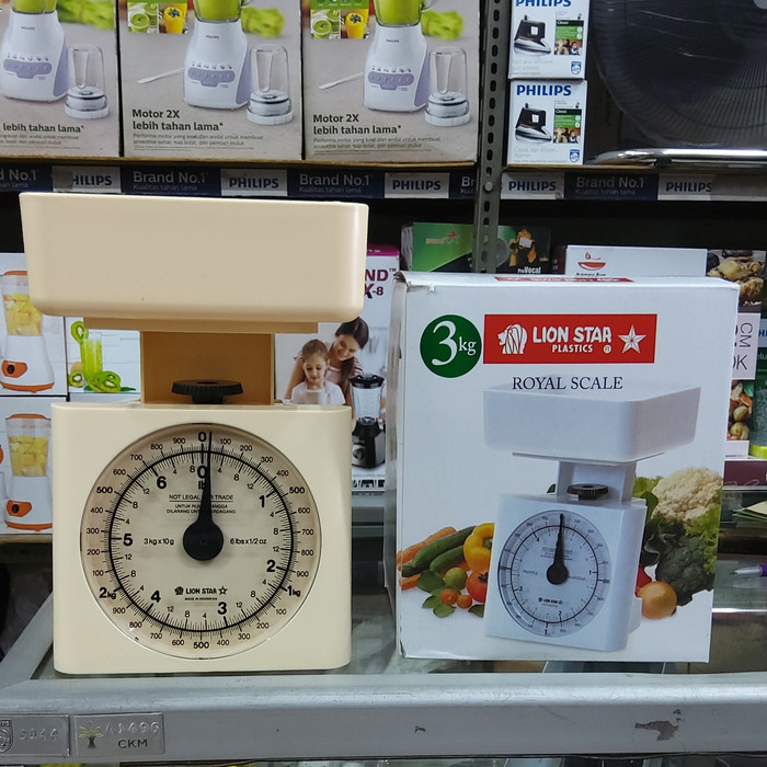 Lion Star Timbangan Dapur Royal Scale 3kg