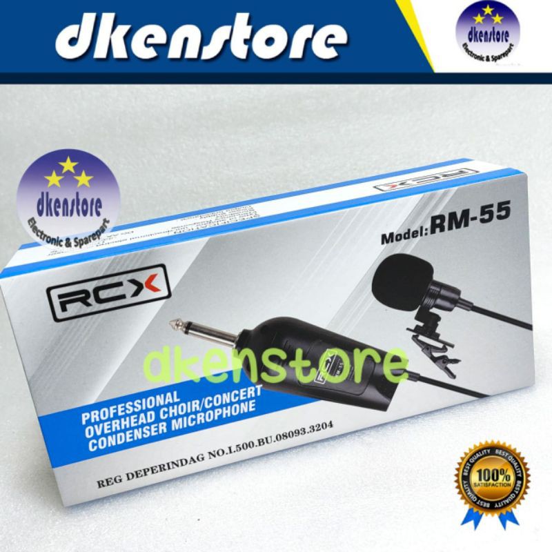 Mic Kondensor RCX RM55 Clip On Condensor RM 55 SENSITIF