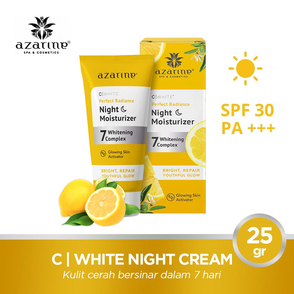 Azarine Night Moisturizer 25 gr C White 2 Pcs