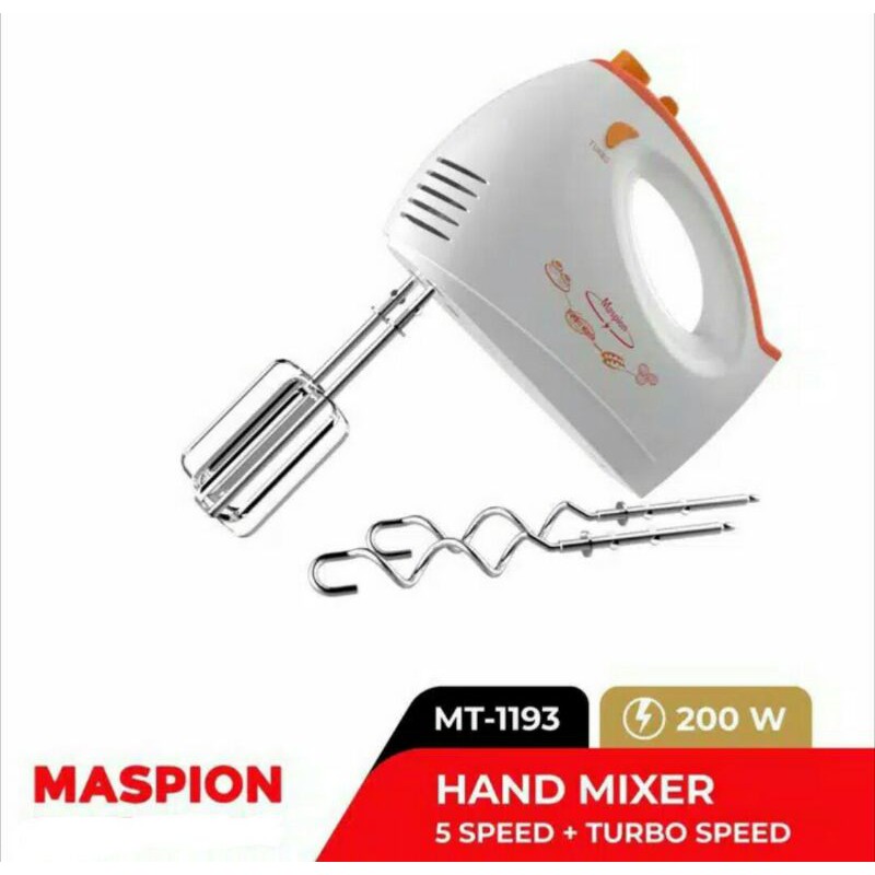 MT-1193 MASPION HAND MIXER TURBO SPEED / MASPION MT1193 / MIXER MASPION MT 1193