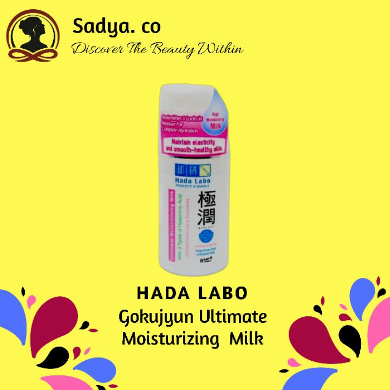 HADA LABO GOKUJYUN ULTIMATE MOISTURIZING MILK 100 ML / HADALABO MILK