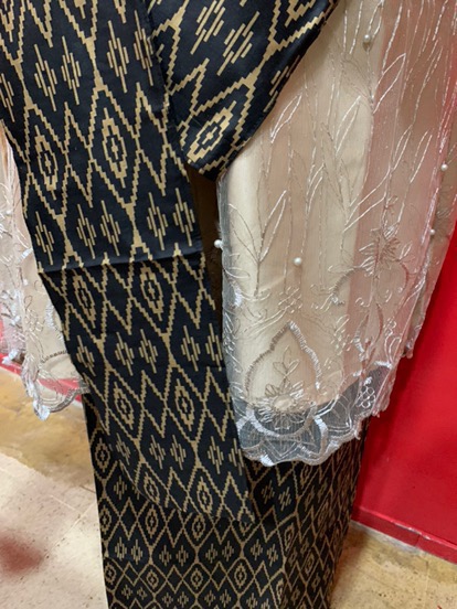 Kebaya Couple Casandra - Sania Ruflle Batik Couple Ori Ndoro Jowi Garansi Termurah Shopee