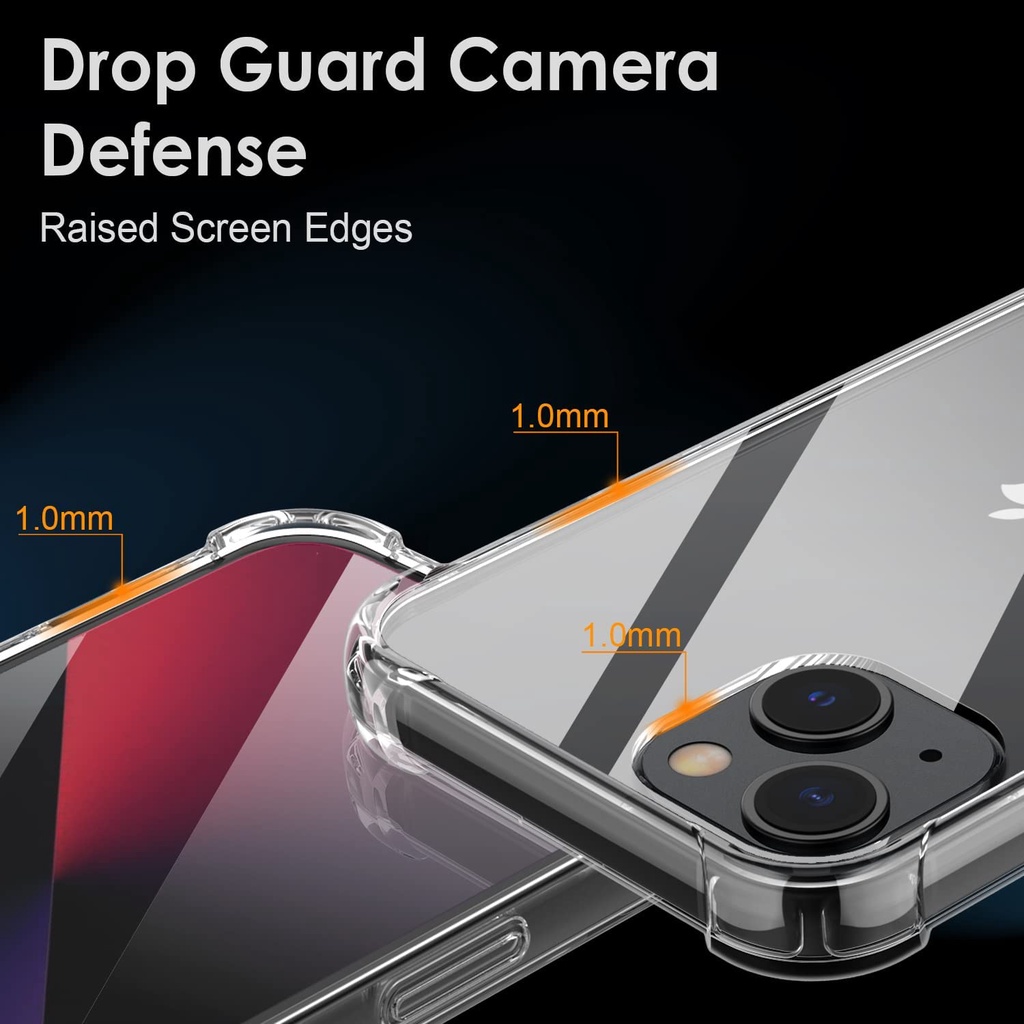 Anti Crack iPhone 13 (6.1&quot;) | Softcase Anti Bentur - Clear