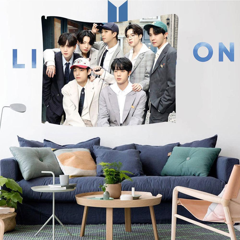 WANNABUY - FABRIC POSTER CATALOG - POSTER KAIN BTS - KAIN DINDING BTS - KPOP - BISA COD