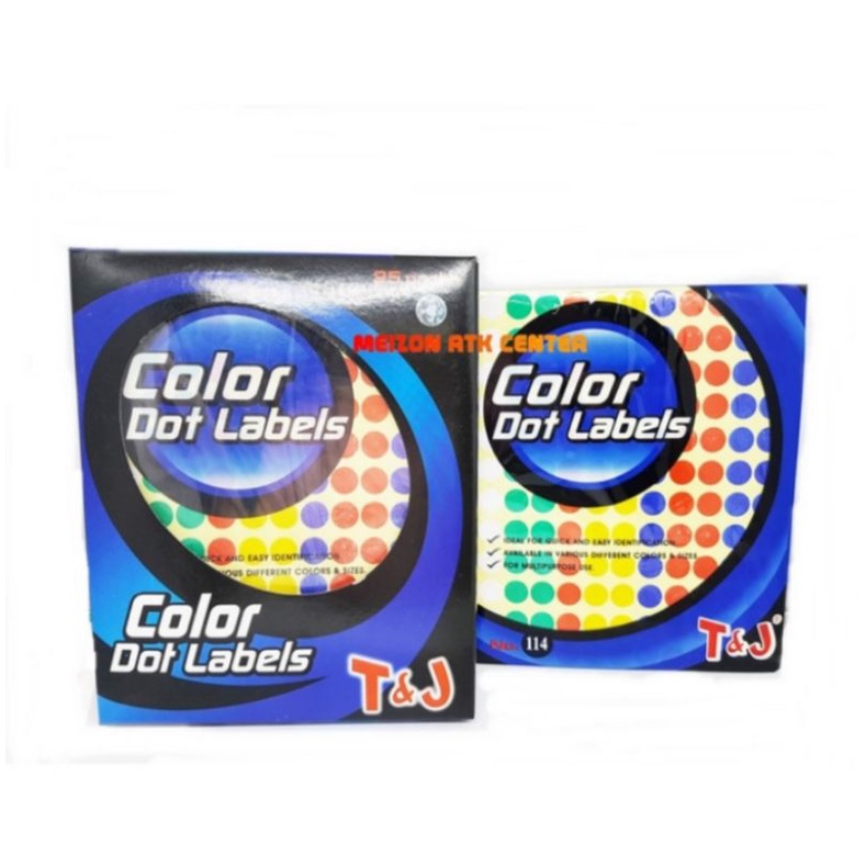 

Label T & J No.97 Color Dot Labels
