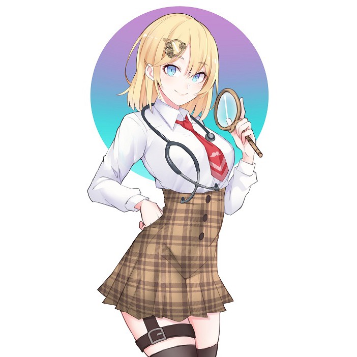 Poster Anime HOLOLIVE Watson Amelia full colour uk a3+ murah meriah istimewa kwalitas hd istimewa-5