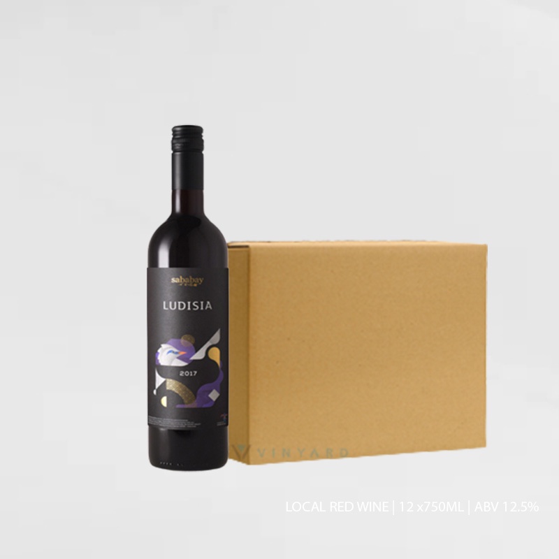 Promo 1 karton (12PCS) / dus wine lokal Sababay Ludisia ( Original &amp; Resmi By Vinyard )