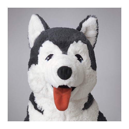 LIVLIG Boneka, anjing siberian husky, 57 cm