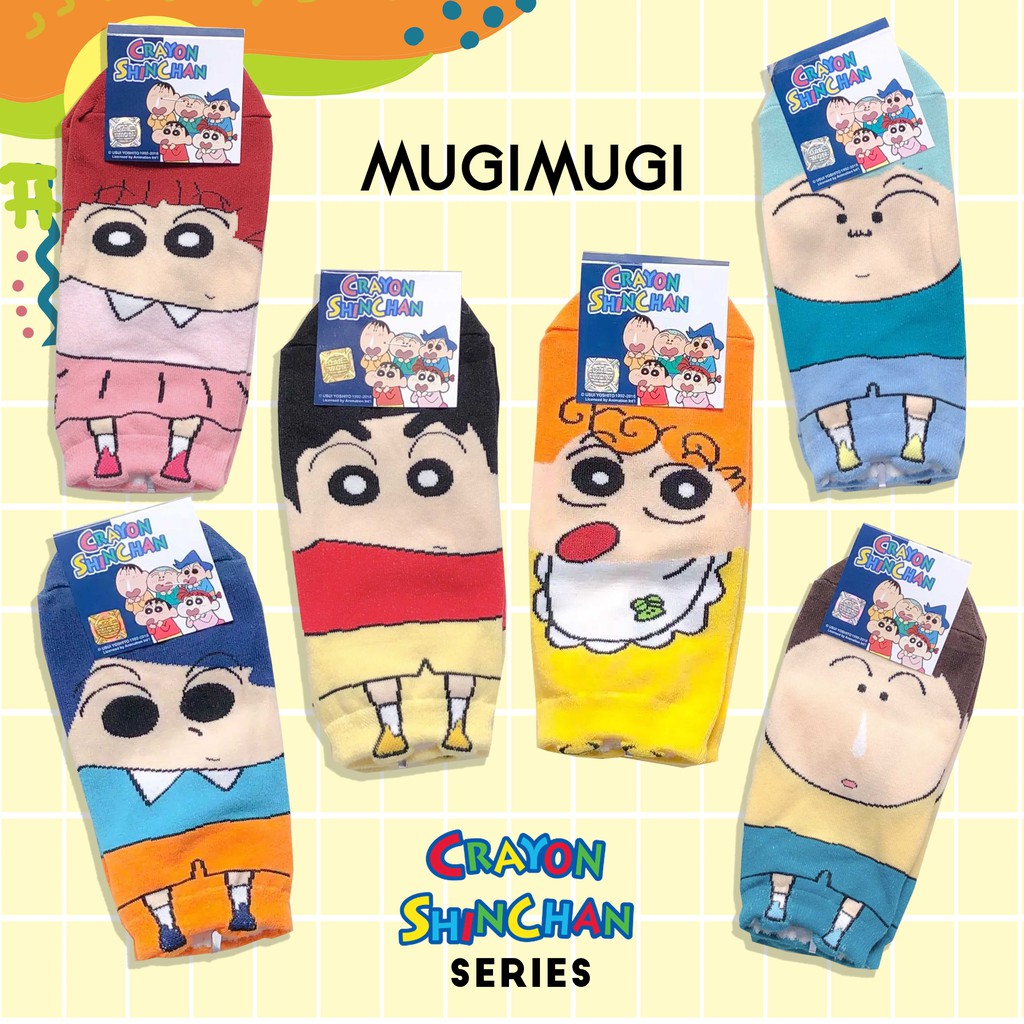 Kaos Kaki Korea Crayon Shinchan Ankle Socks