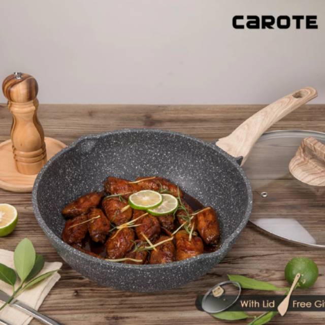 Wajan Penggorengan Anti Lengket size 30 Cm Carote