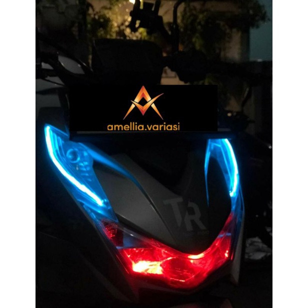 LAMPU ALIS MOTOR 30CM LED DRL FLEKSIBEL TIDAK BINTIK 12V [ 1 BIJI ] BEAT,VARIO,NMAX,PCX,AEROX DLL-2