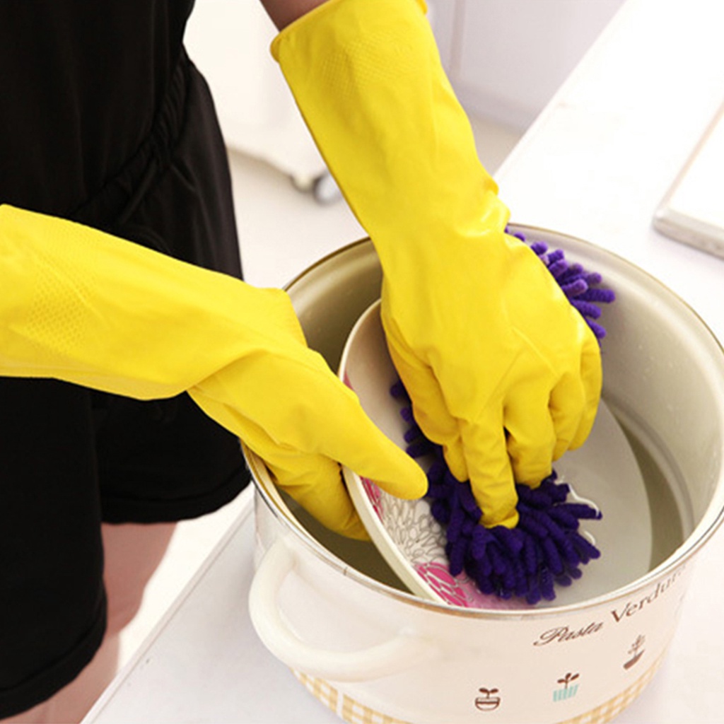Sarung Tangan Cuci Piring Karet Latex Rubber Gloves