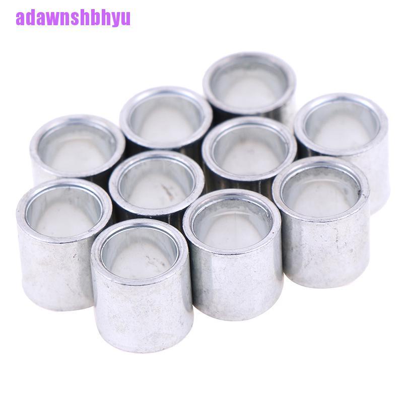 10 Pcs Bearing Spacer Bushed Bahan Metal Untuk Scooter Wheel Skateboard