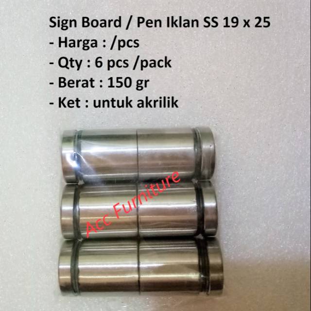 

Sign Board / Pen Iklan 19 x 25 (SS)
