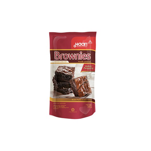 HAAN BROWNIES KUKUS INSTANT MIX POUCH 230 GR