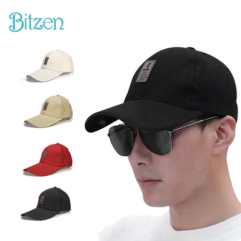 Bitzen Topi Baseball Pria Golf Baseball cap Sport Polos Untuk Pria Wanita