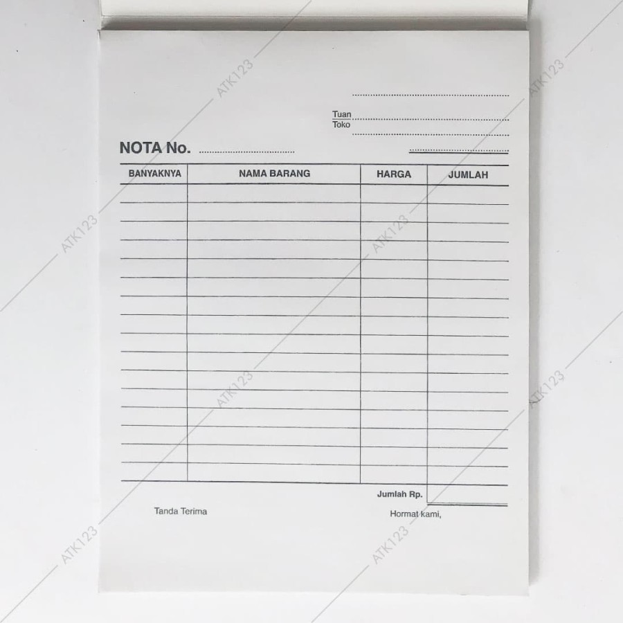 Nota Kontan Paperline Besar 1 Ply (NK B1)