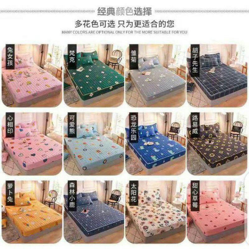 Sprei Anti Air Seprei Waterpoof Bed Sheet Matras Protector Import-3