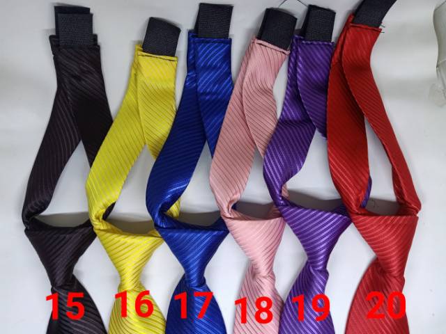 Dasi salur langsung pakai perekat uk 3 inchi medium ready stok